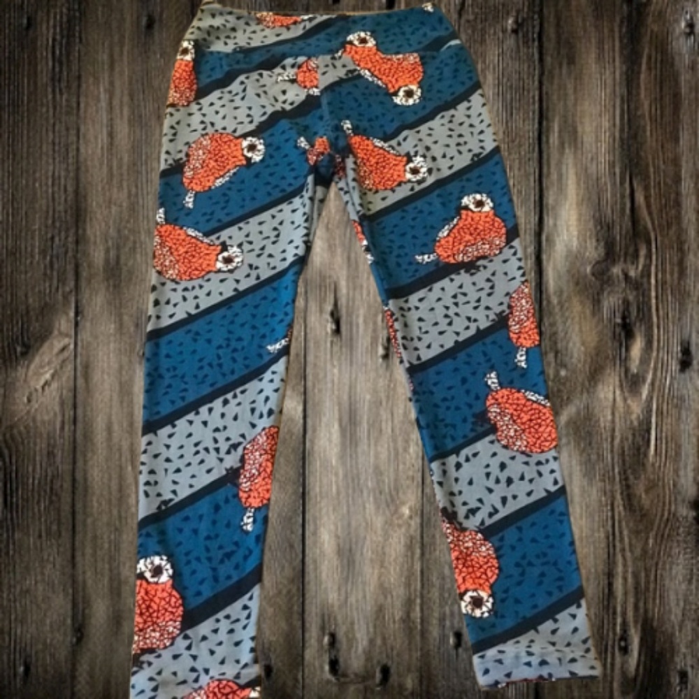 NWOT LuLaRoe bird Leggings OS